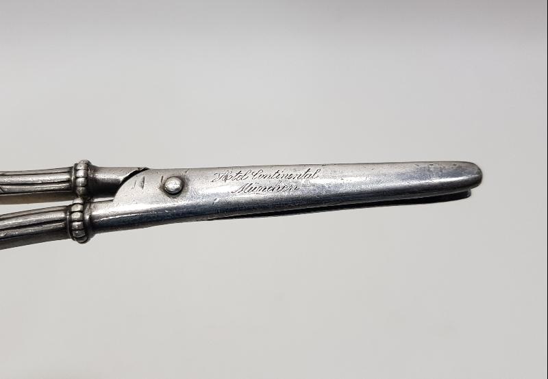 HOTEL CONTINENTAL MUNCHEN YAZILI ANTİKA MAKAS