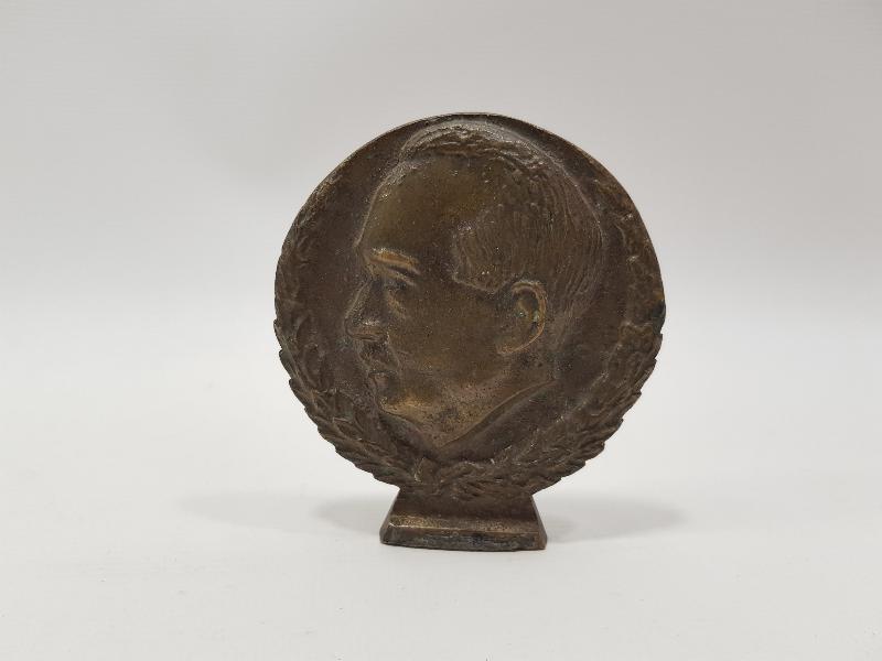 İSMET İNÖNÜ BRONZ PLAKET MADALYON