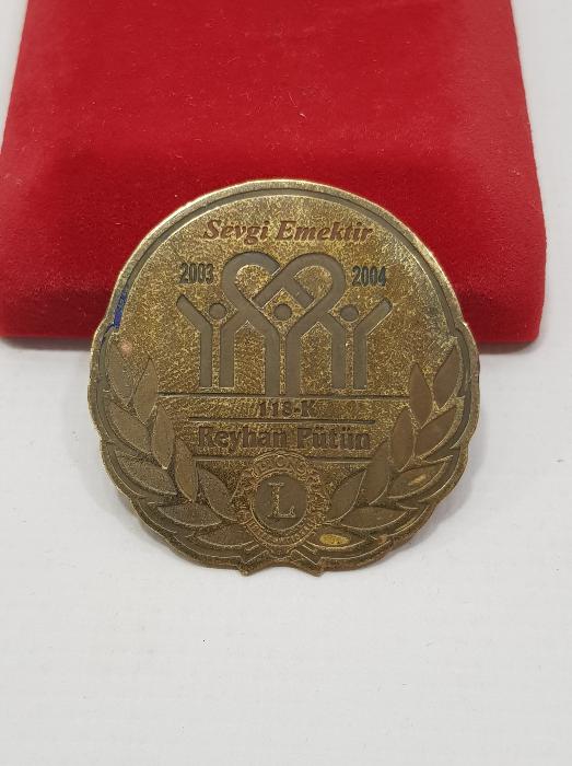 LİONS KULÜBÜ MADALYON