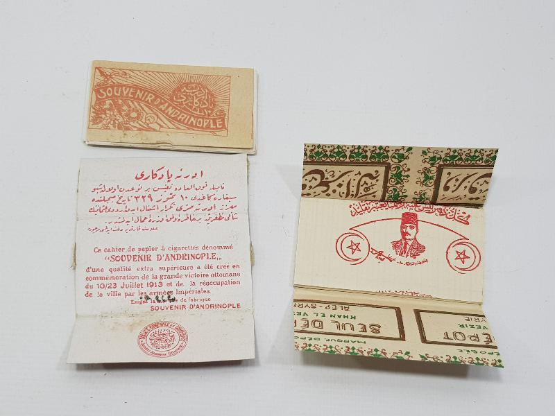 OSMANLI DÖNEMİ EDİRNE YADİGARI VE JÖNTÜRK SİGARA KAĞIDI