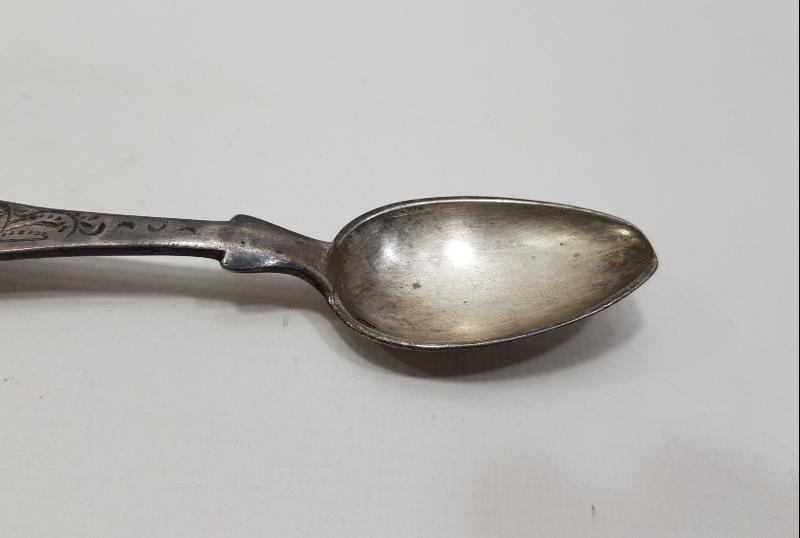 OSMANLI DÖNEMİ TUĞRALI, SAH DAMGALI VE ÇEŞNİLİ GÜMÜŞ TATLI KAŞIĞI