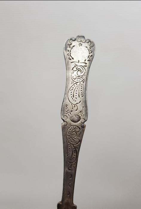 OSMANLI DÖNEMİ TUĞRALI, SAH DAMGALI VE ÇEŞNİLİ GÜMÜŞ TATLI KAŞIĞI