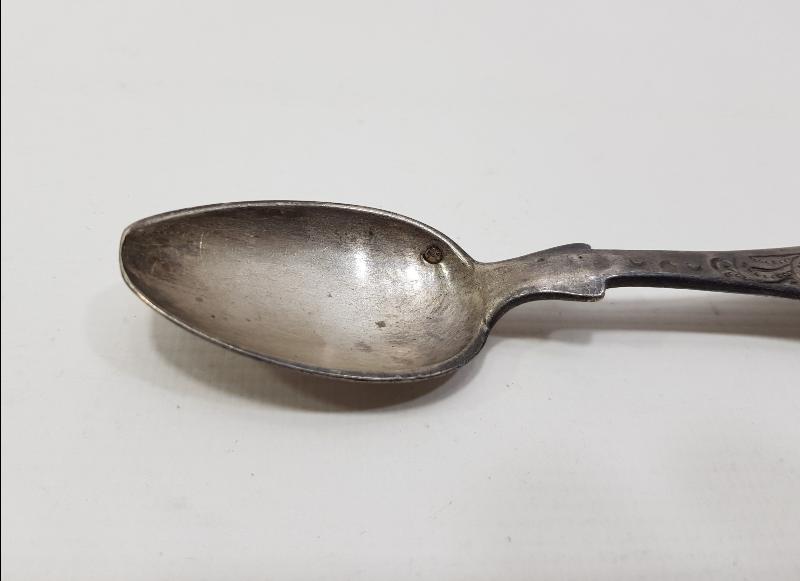 OSMANLI DÖNEMİ TUĞRALI, SAH DAMGALI VE ÇEŞNİLİ GÜMÜŞ TATLI KAŞIĞI