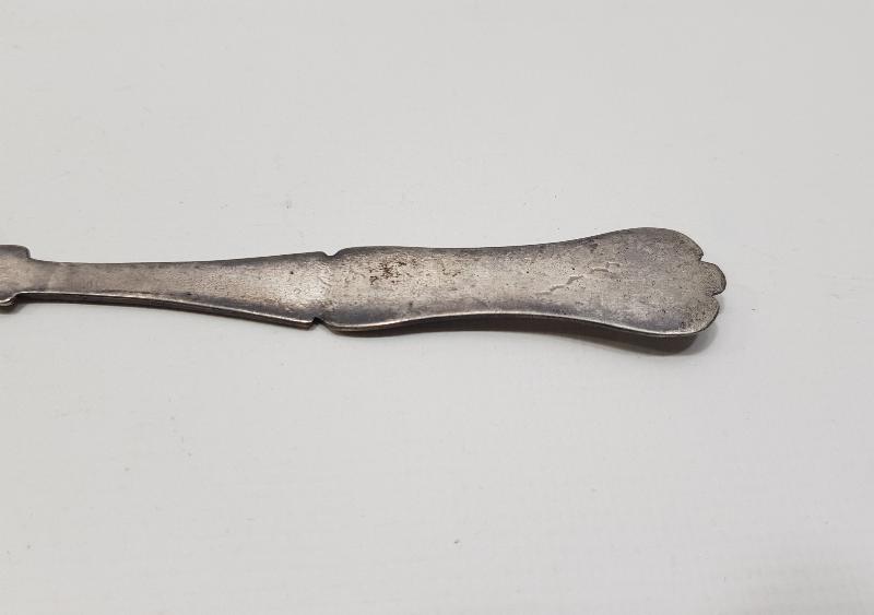 OSMANLI DÖNEMİ TUĞRALI, SAH DAMGALI VE ÇEŞNİLİ GÜMÜŞ TATLI KAŞIĞI