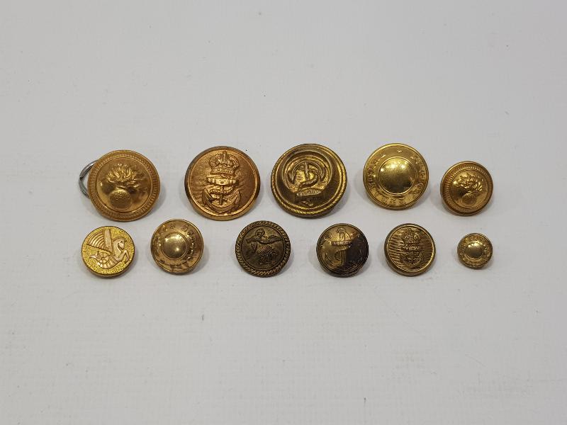 1. DÜNYA SAVAŞI DÖNEMİ SUBAY VE ASKER DÜĞMELERİ LOTU