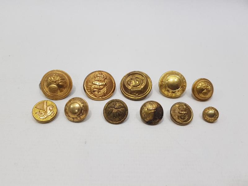 1. DÜNYA SAVAŞI DÖNEMİ SUBAY VE ASKER DÜĞMELERİ LOTU