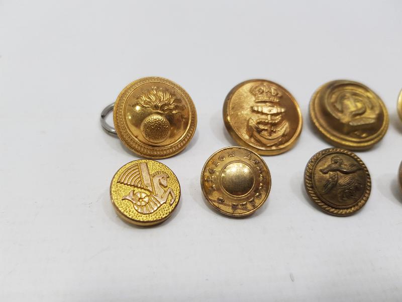 1. DÜNYA SAVAŞI DÖNEMİ SUBAY VE ASKER DÜĞMELERİ LOTU