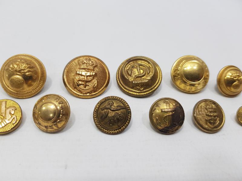 1. DÜNYA SAVAŞI DÖNEMİ SUBAY VE ASKER DÜĞMELERİ LOTU