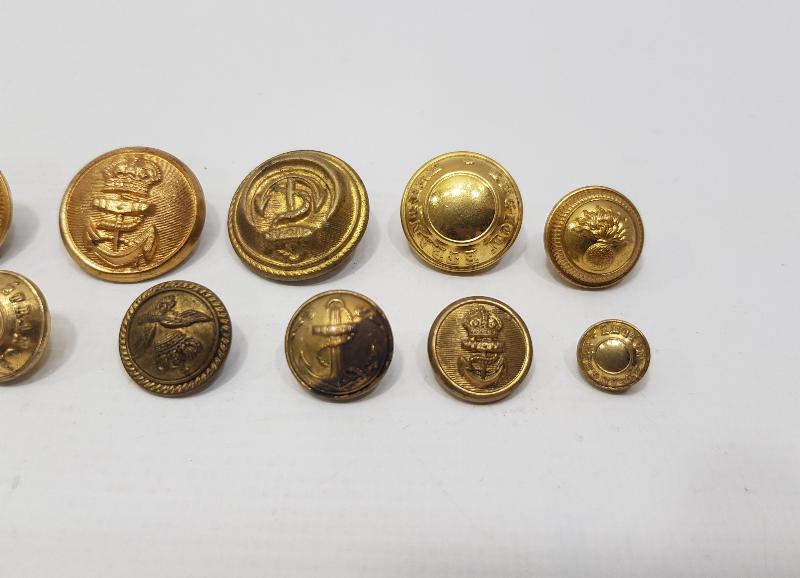 1. DÜNYA SAVAŞI DÖNEMİ SUBAY VE ASKER DÜĞMELERİ LOTU