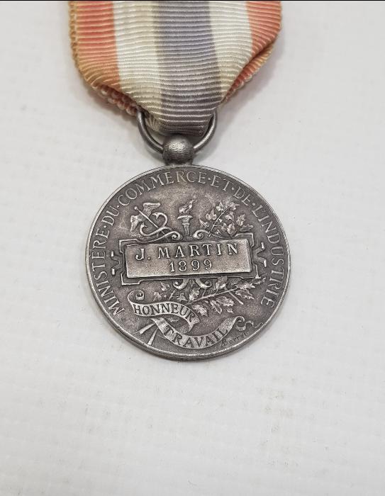 1899 TARİHLİ GÜMÜŞ FRANSIZ ENDÜSTRİ MADALYASI