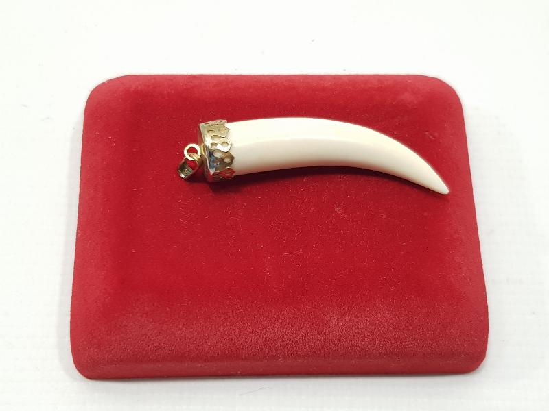 ANTİKA FİL DİŞİ KOLYE UCU