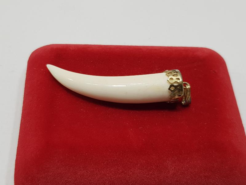 ANTİKA FİL DİŞİ KOLYE UCU