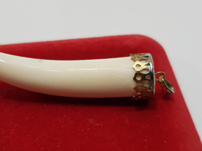 ANTİKA FİL DİŞİ KOLYE UCU