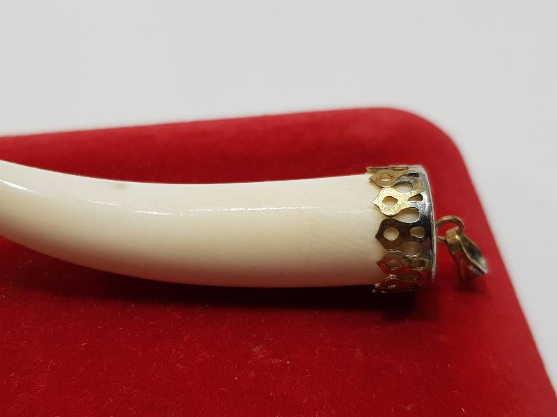 ANTİKA FİL DİŞİ KOLYE UCU