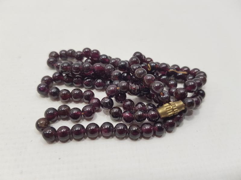 ANTİKA LAL TAŞI KOLYE