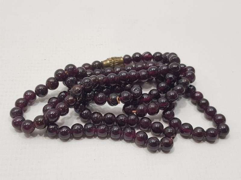 ANTİKA LAL TAŞI KOLYE