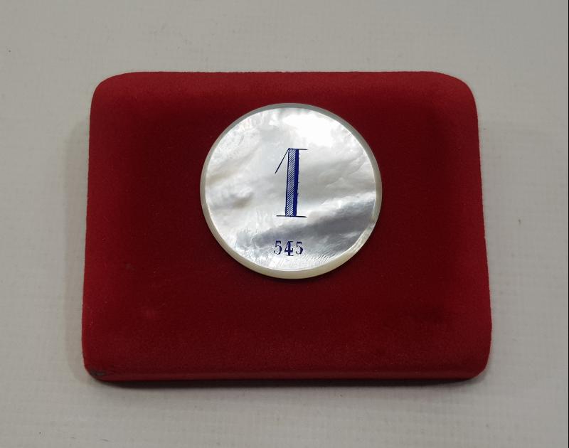 CONSTANTINOPLE - OSMANLI DÖNEMİ İSTANBUL RUM CEMİYETİ SEDEF JETON