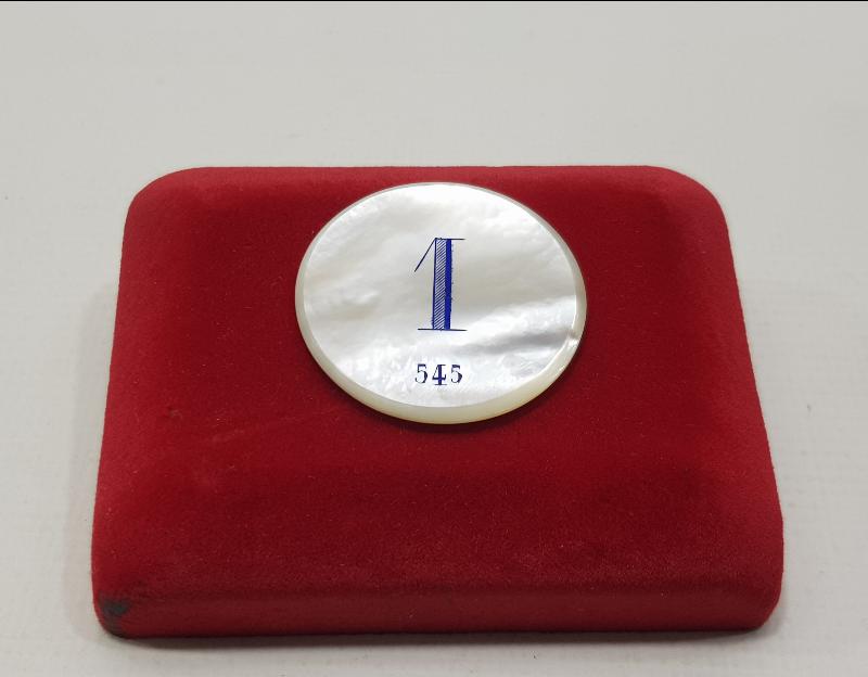 CONSTANTINOPLE - OSMANLI DÖNEMİ İSTANBUL RUM CEMİYETİ SEDEF JETON