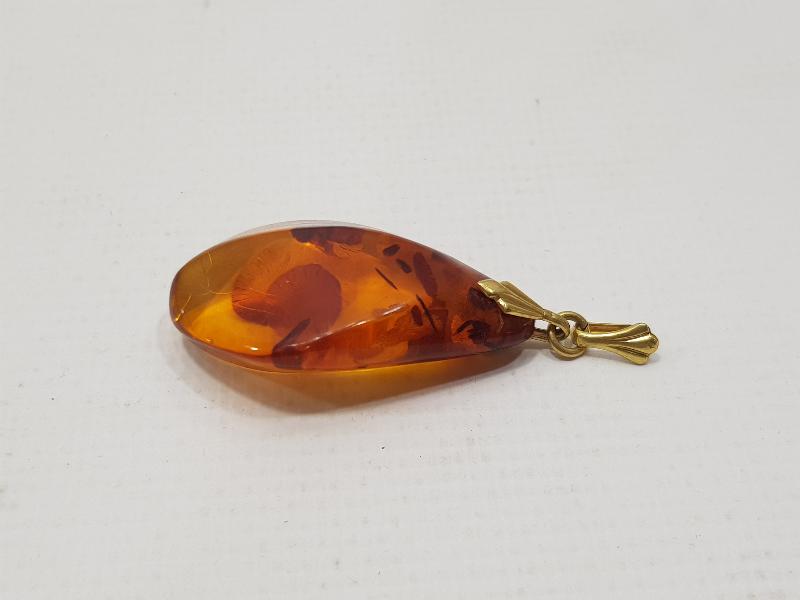 DAMLA KEHRİBAR KOLYE UCU