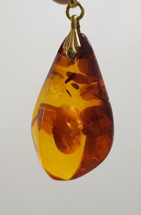 DAMLA KEHRİBAR KOLYE UCU