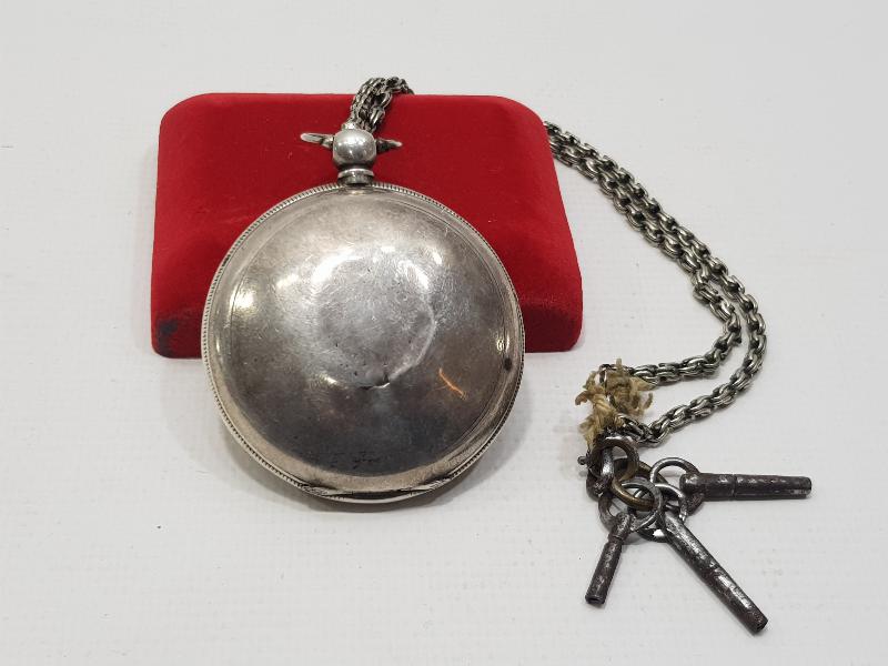 GÜMÜŞGERDAN MARKA ÇOK NADİR OSMANLI GÜMÜŞ CEP SAATİ