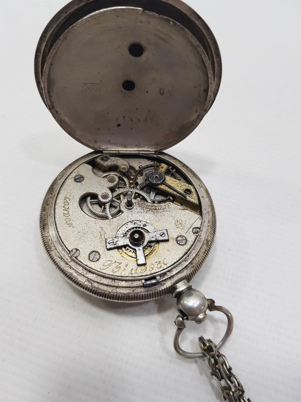 GÜMÜŞGERDAN MARKA ÇOK NADİR OSMANLI GÜMÜŞ CEP SAATİ