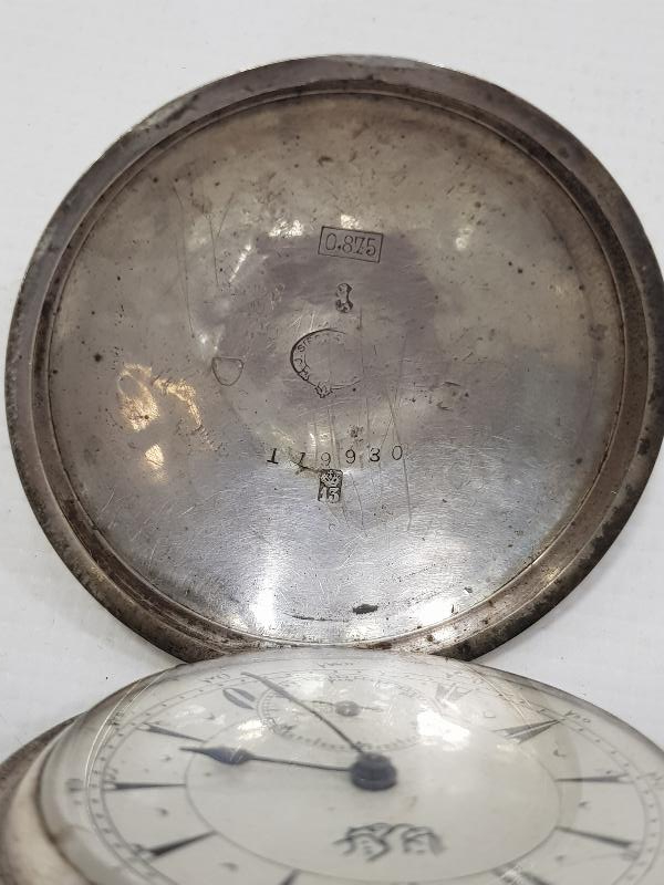 GÜMÜŞGERDAN MARKA ÇOK NADİR OSMANLI GÜMÜŞ CEP SAATİ