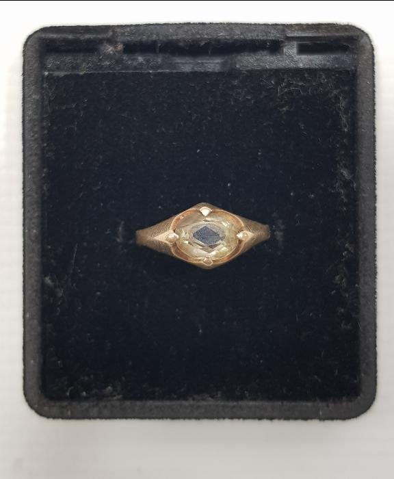 NECEF TAŞLI ANTİKA ALTIN YÜZÜK