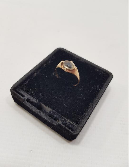 NECEF TAŞLI ANTİKA ALTIN YÜZÜK