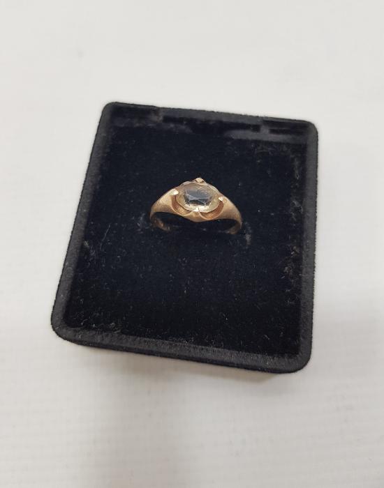 NECEF TAŞLI ANTİKA ALTIN YÜZÜK