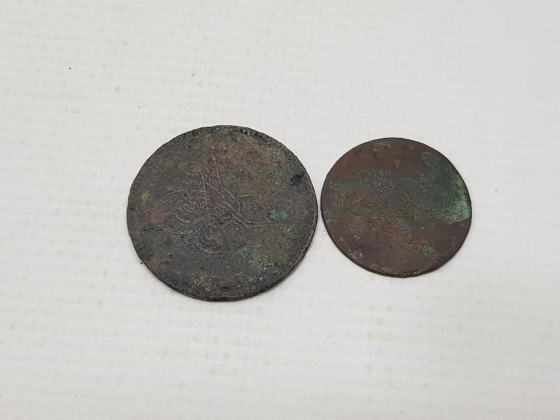 OSMANLI BAKIR 5 PARA VE 10 PARA LOTU