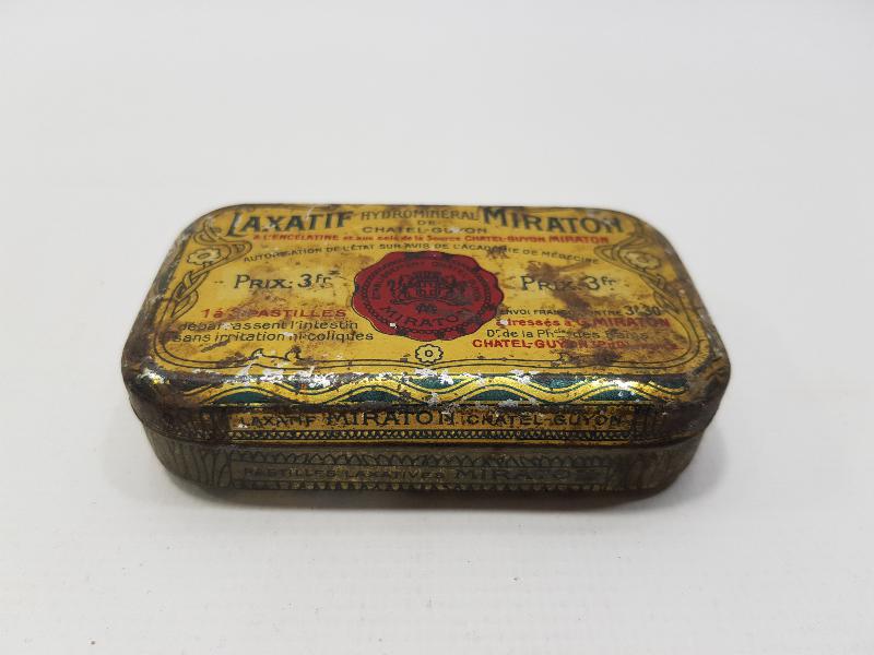 OSMANLI DÖNEMİ BOĞAZ PASTİLİ İLAÇ KUTUSU