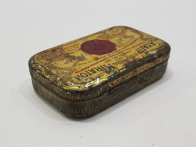 OSMANLI DÖNEMİ BOĞAZ PASTİLİ İLAÇ KUTUSU