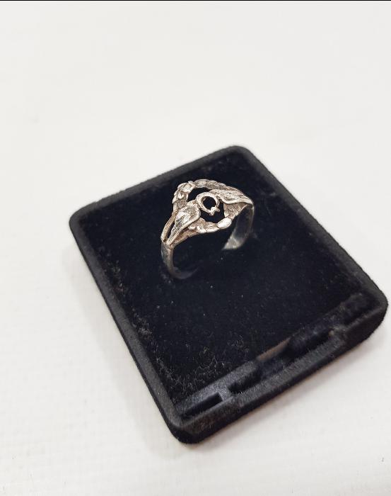 OSMANLI DÖNEMİ ÇOK NADİR GÜMÜŞ PİLOT YÜZÜĞÜ