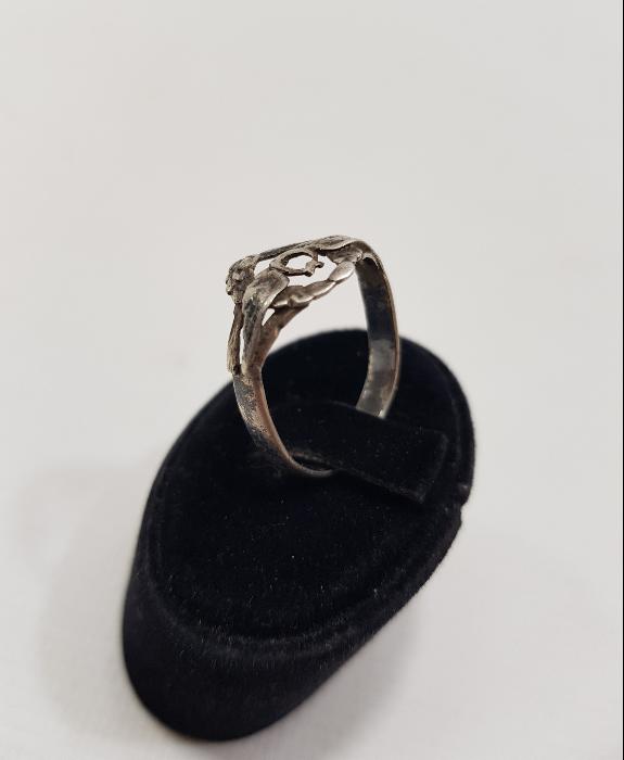 OSMANLI DÖNEMİ ÇOK NADİR GÜMÜŞ PİLOT YÜZÜĞÜ