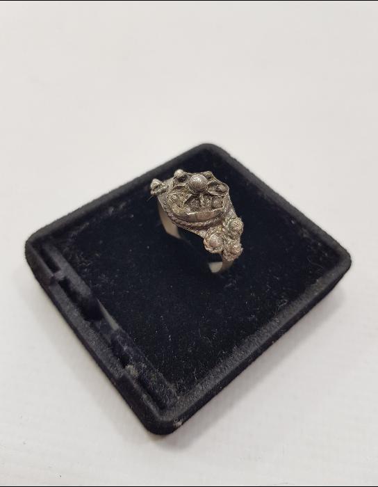 OSMANLI DÖNEMİ KUBBE FORMLU GÜMÜŞ YÜZÜK