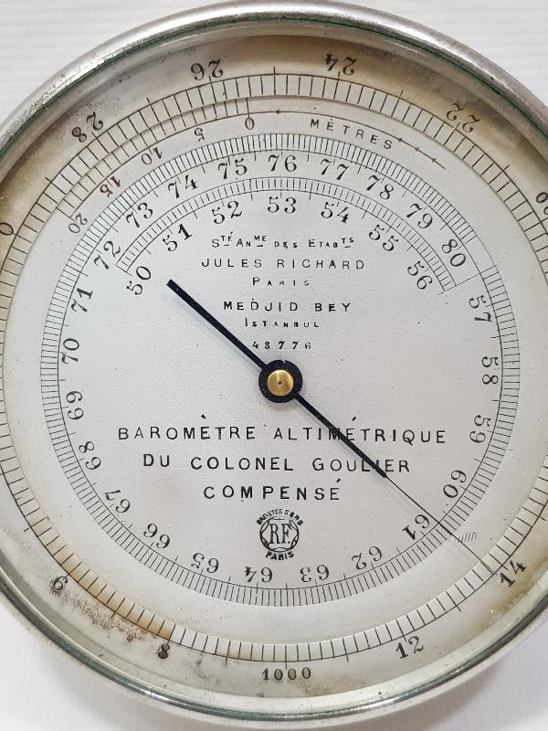 OSMANLI DÖNEMİ MECİD BEY ISTANBUL YAZILI BÜYÜK BOY BAROMETRE