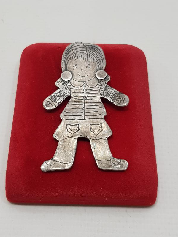 OSMANLI DÖNEMİ RUM İŞİ GÜMÜŞ ADAK KOLYE UCU