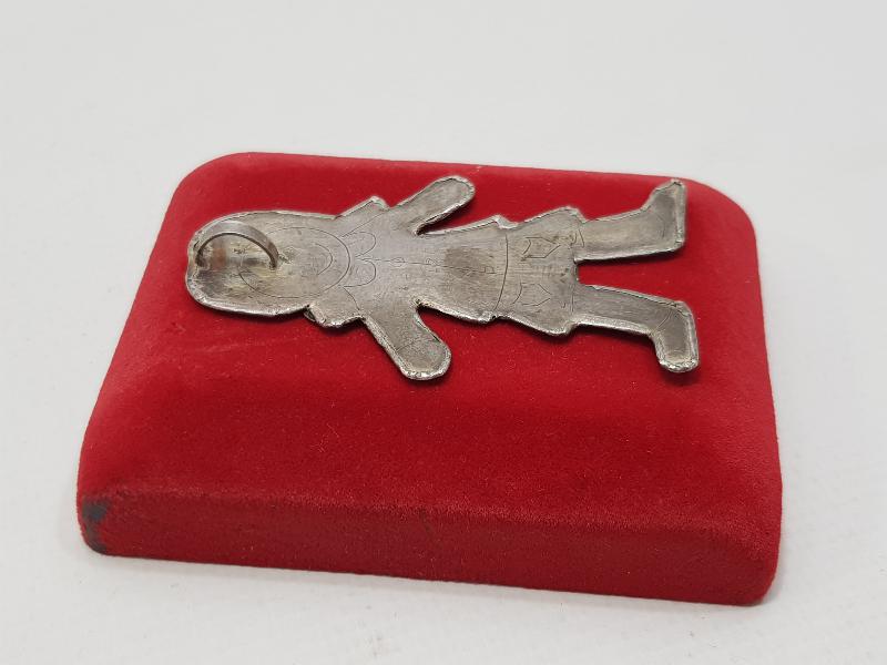 OSMANLI DÖNEMİ RUM İŞİ GÜMÜŞ ADAK KOLYE UCU