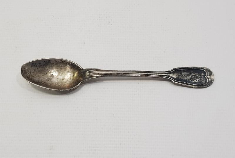 OSMANLI DÖNEMİ TUĞRALI GÜMÜŞ TATLI KAŞIĞI 