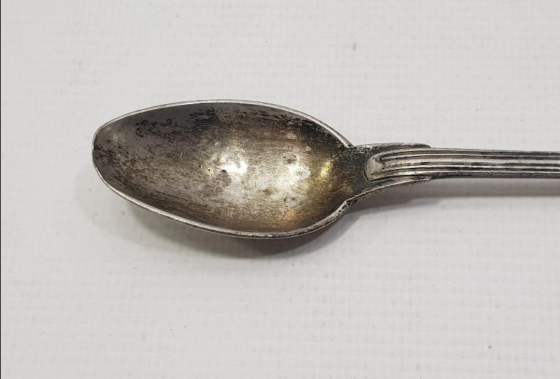 OSMANLI DÖNEMİ TUĞRALI GÜMÜŞ TATLI KAŞIĞI 