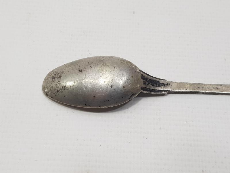 OSMANLI DÖNEMİ TUĞRALI GÜMÜŞ TATLI KAŞIĞI 