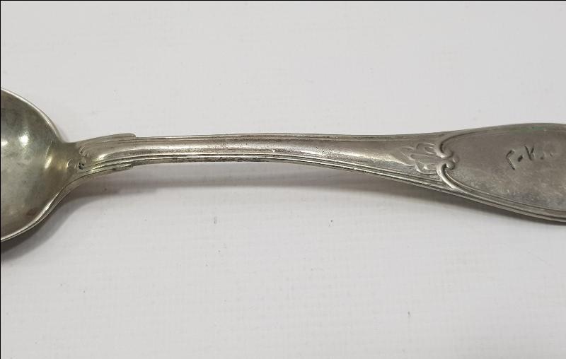 OSMANLICA YADİGARIM YAZILI ALPAKA KAŞIK 