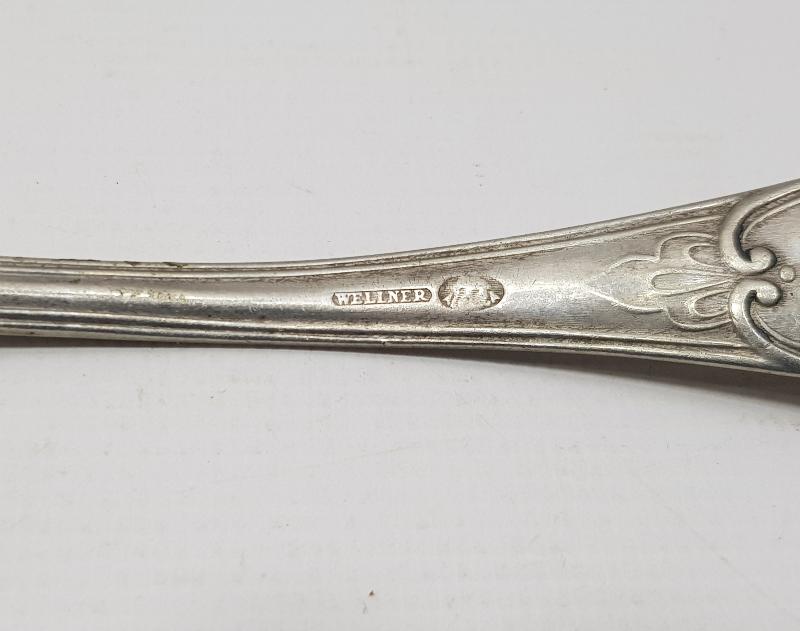 OSMANLICA YADİGARIM YAZILI ALPAKA KAŞIK 