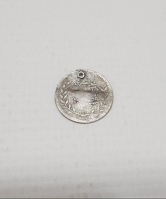 SULTAN ABDÜLAZİZ HAN DÖNEMİ NADİR GÜMÜŞ YARIM KURUŞ