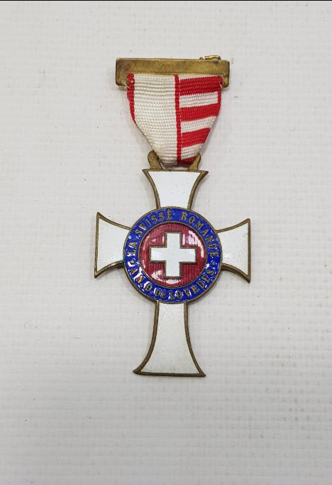 2. DÜNYA SAVAŞ DÖNEMİ İSVİÇRE MİNELİ HAÇ MADALYA