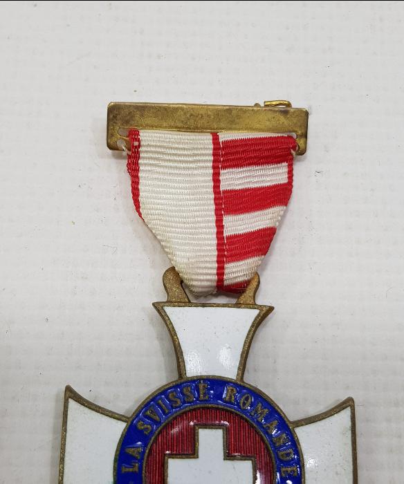 2. DÜNYA SAVAŞ DÖNEMİ İSVİÇRE MİNELİ HAÇ MADALYA