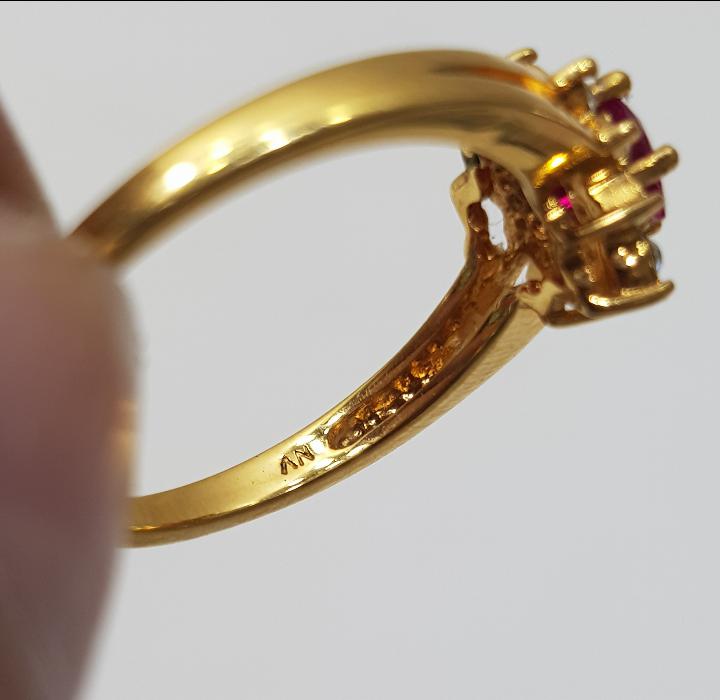 KALP FORMLU ALTIN KAPLAMA YÜZÜK