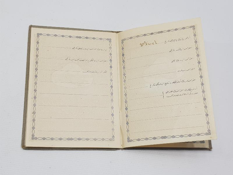 OSMANLICA EVLENME CÜZDANI