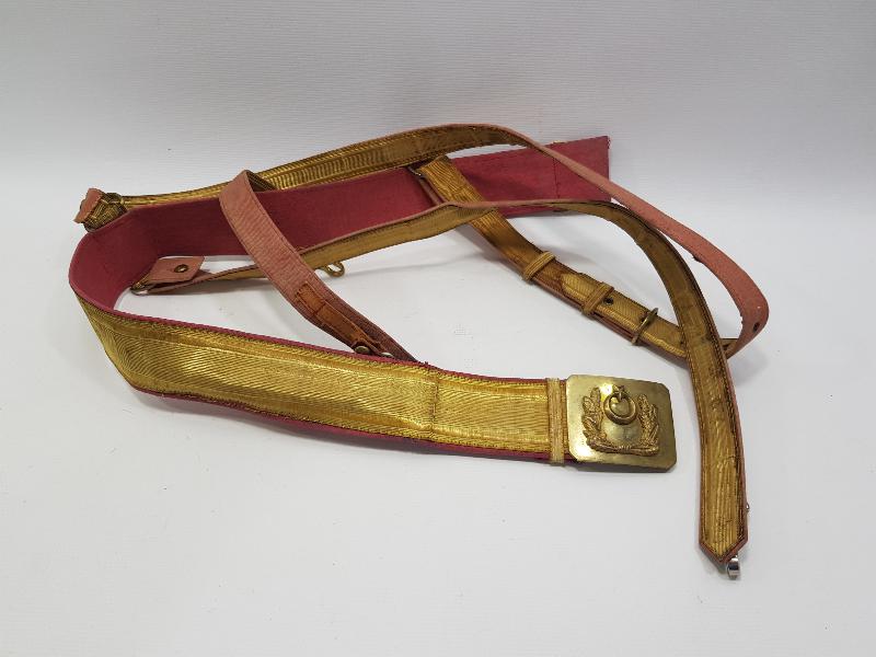 ANTİKA ALTIN SIRMA SUBAY KEMERİ 